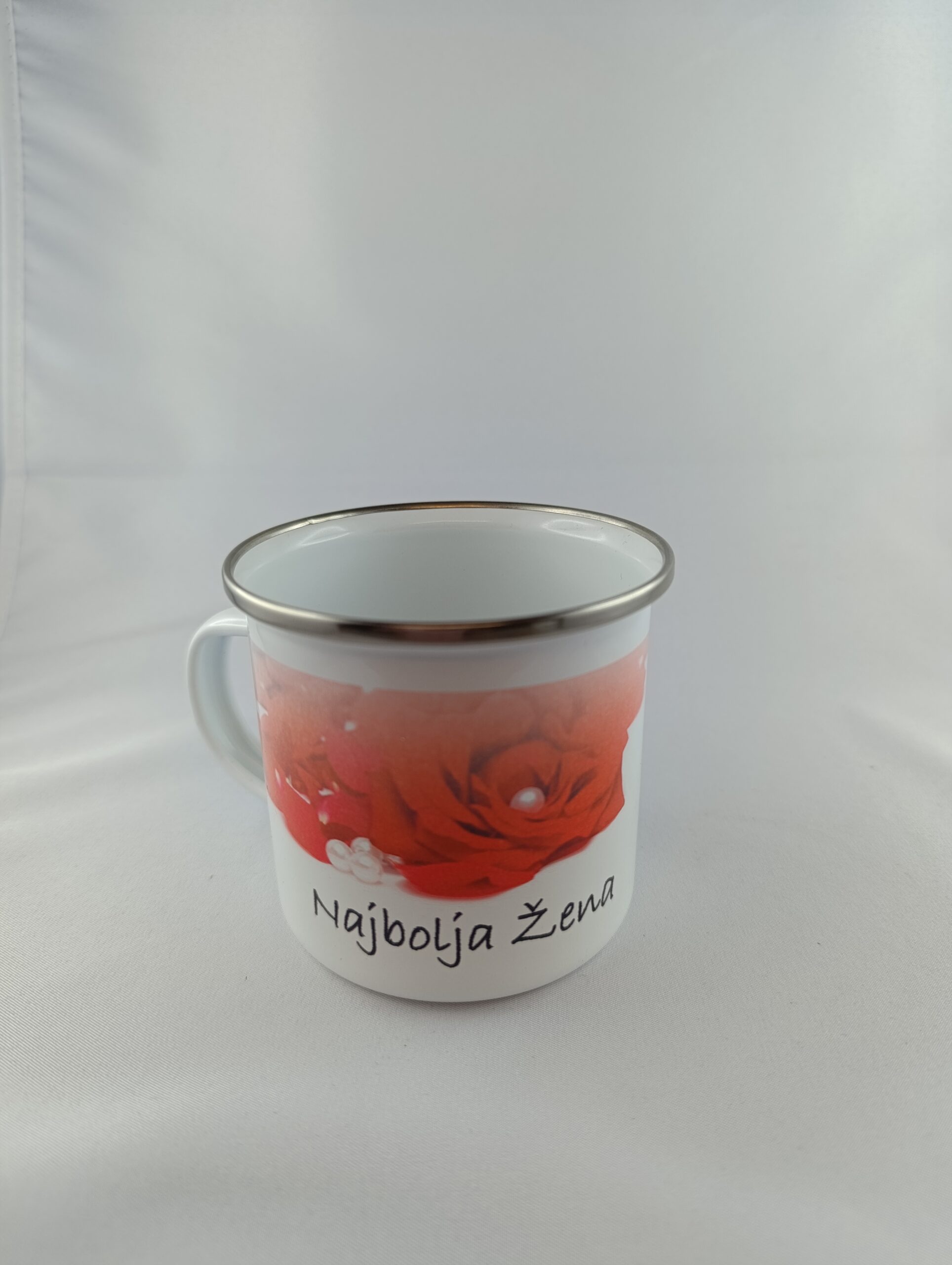 Emajlirani lončić najbolja žena