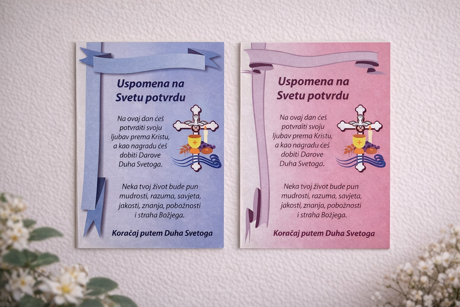 Natura čestitka Sveta potvrda