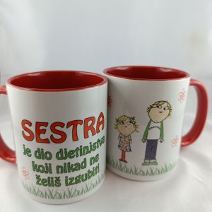 Poklon šalica sestra je dio djetinjstva