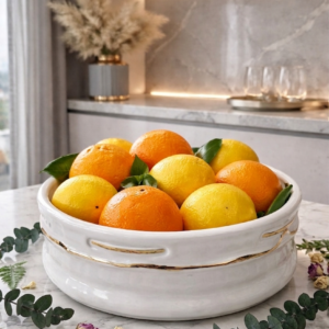 Keramička zdjela sa zlatnim detaljima