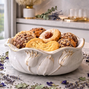 Keramička zdjela sa zlatnim detaljima