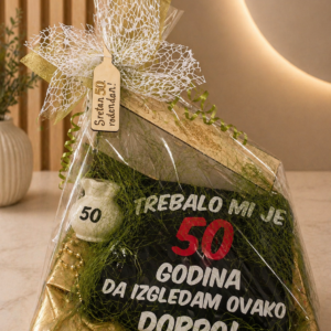 Poklon set 4 za 50. rođendan za muškarce