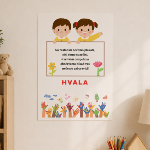 Zahvala za tete u vrtiću natura