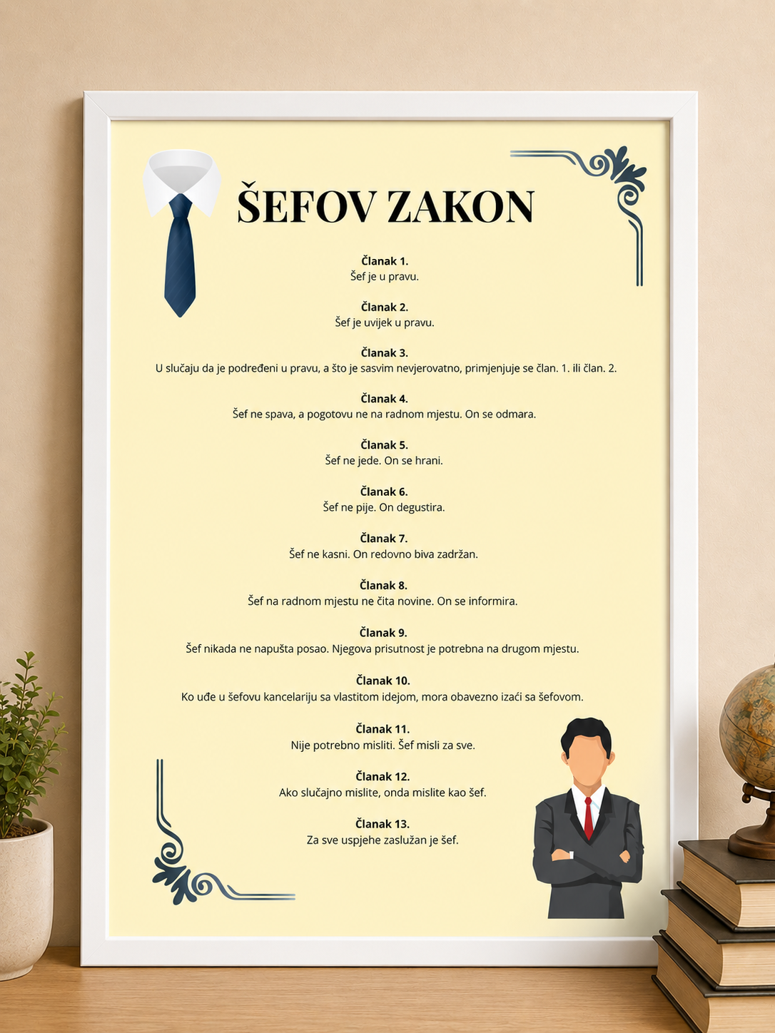 Šefov zakon okvir