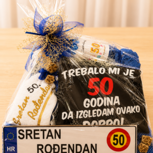 Poklon set 6 za 50. rođendan za muškarce