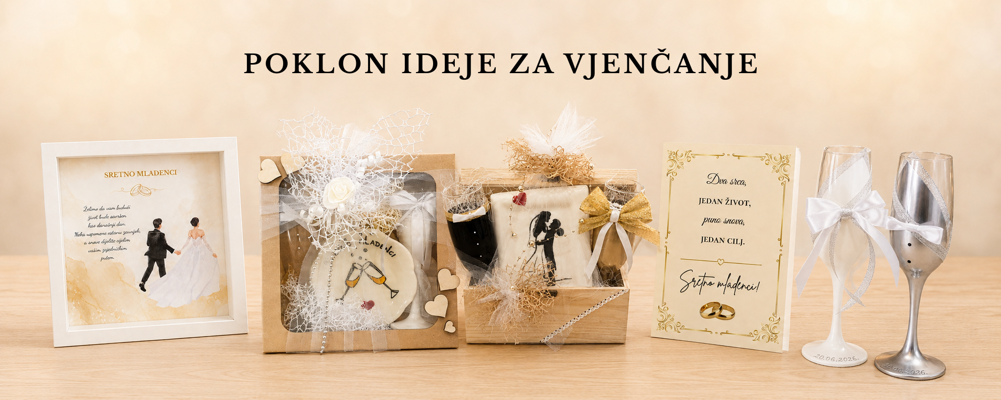 Što pokloniti za vjenčanje? Imamo nekoliko originalnih ideja koje će mladenci pamtiti godinama